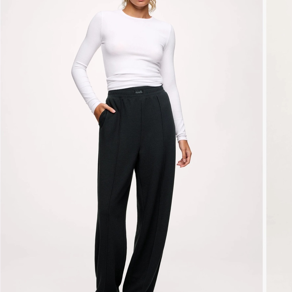 Nuuds Performance Waffle Wide Leg Pant